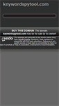 Mobile Screenshot of keywordspytool.com